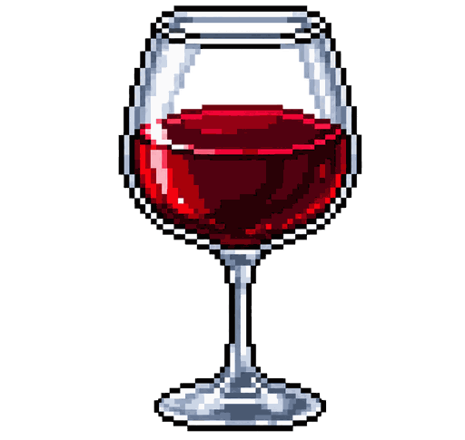 Shiraz logo: a glass of red wine